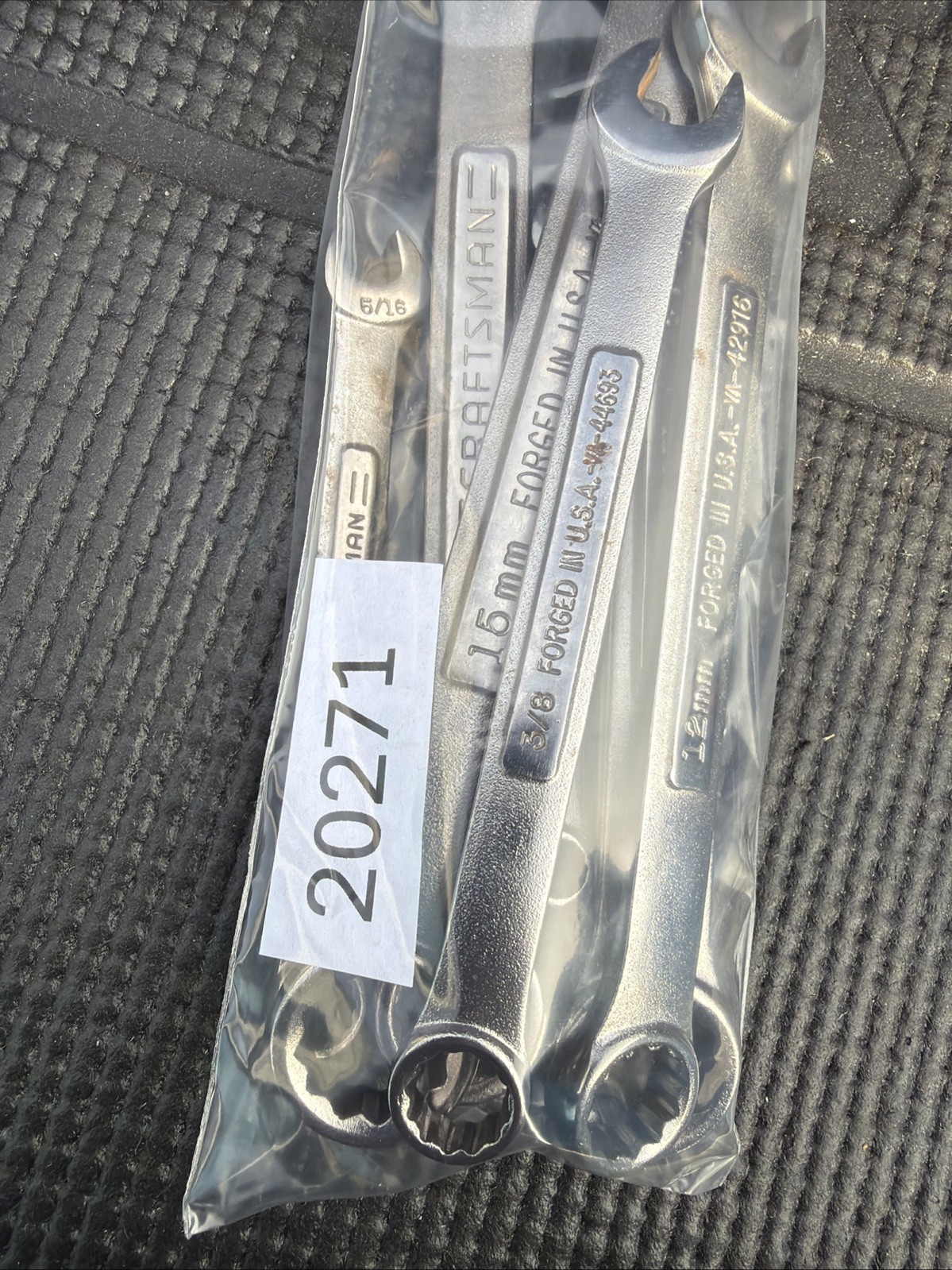 7pc Sears Craftsman Usa Random Wrench Lot Metric SAE Light Use 44691