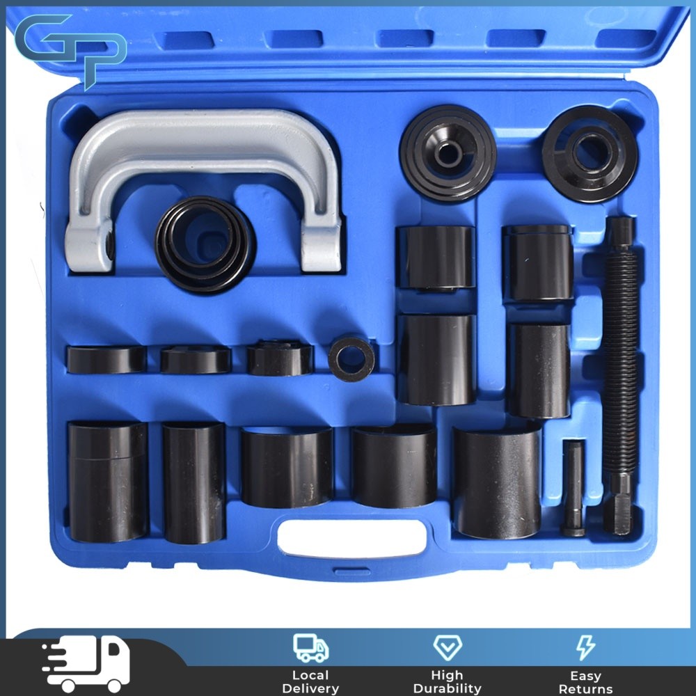 1 Set Auto Repair Service Removal Ball Joint Press Tool Kit & Master Adapter Set