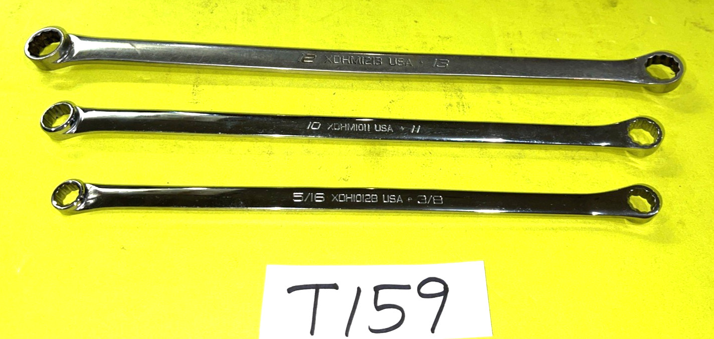 SNAP-ON TOOLS 3 PIECE SAE. & METRIC HIGH PERFORMANCE 15% OFFSET BOX WRENCHES