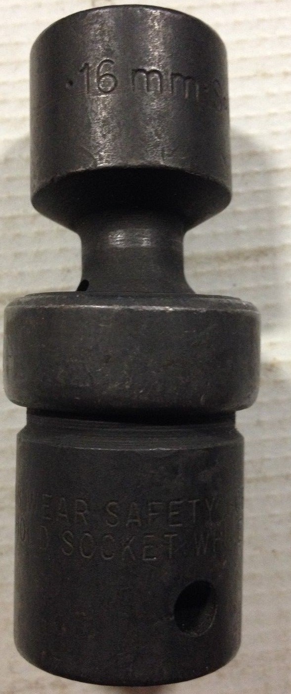 SK Hand Tools, 6 Pt. Swivel Impact Socket, Various Sizes, Made in USA