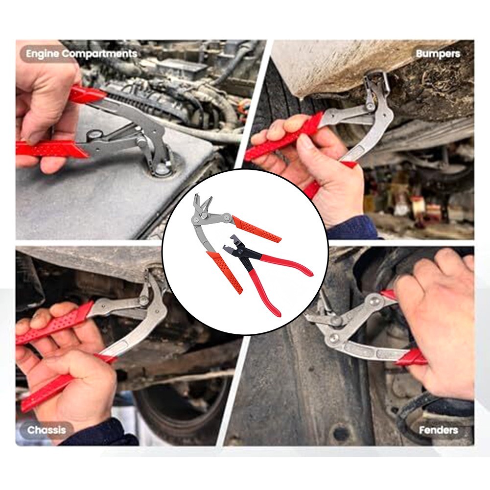 Stainless Steel Car Clip Pliers for Plastic Push Pins Door Panel and Trim Clips