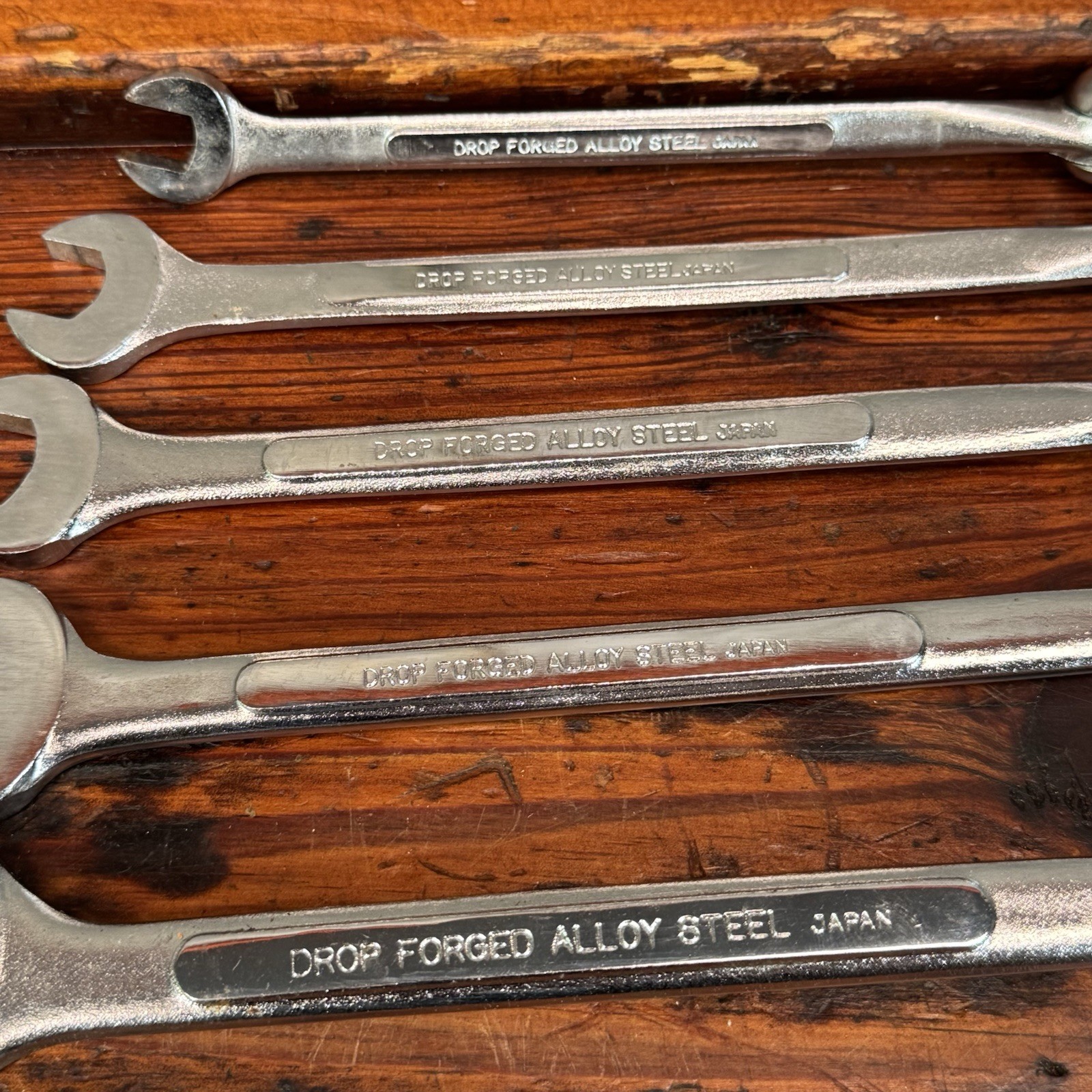 (5) Allenite FLEX WRENCH SOCKET SET SAE 12 PT Japan 3/8 1/2 9/16 5/8 3/4 Lot