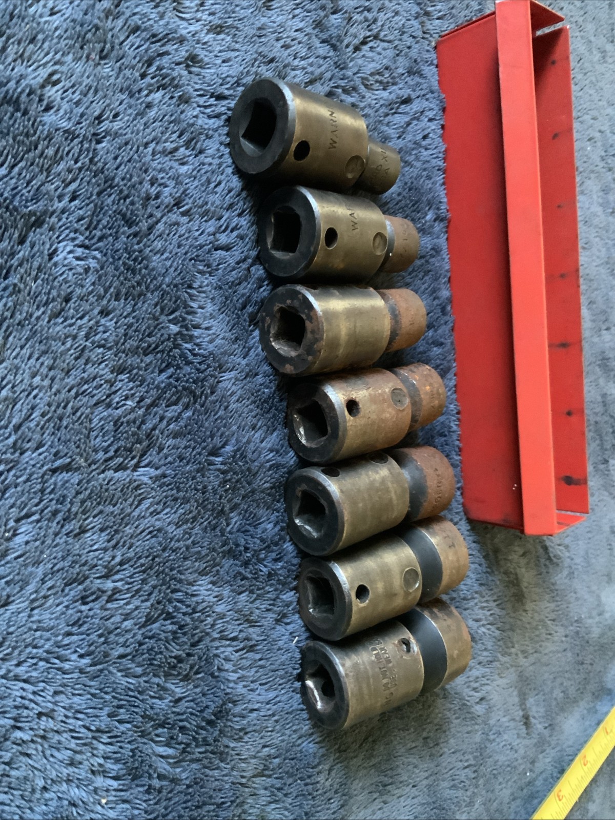 Mac Tools 3/8” Drive Impact Swivel Socket Set, Sae…6pt…surface Rust…..all Work