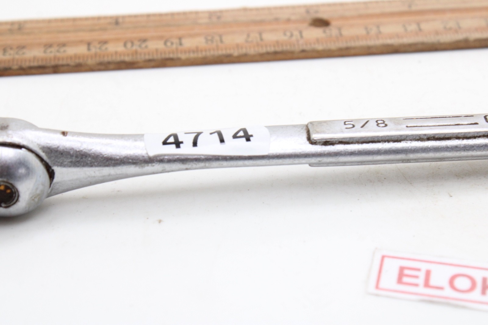 CRAFTSMAN =V= 5/8″ Flex Head Socket Open End SAE Chrome Wrench USA