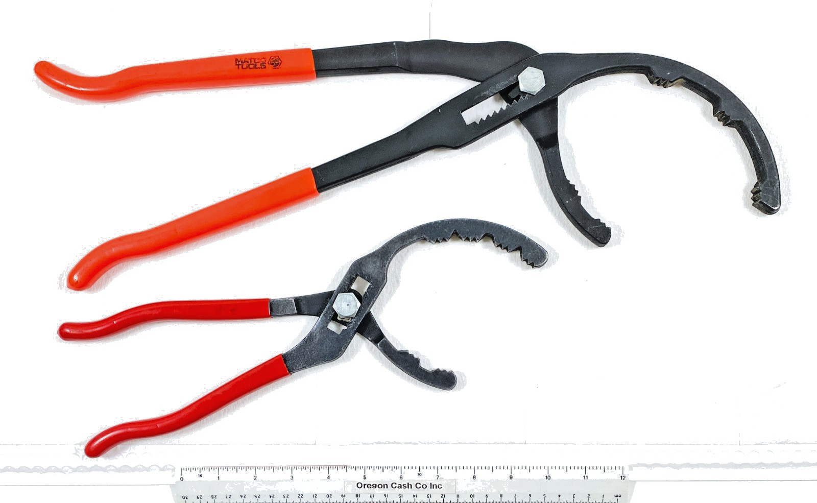 MATCO TOOLS OF29900 XL And Medium Adjustable Oil Filter Pliers 2-8″ Grip Set