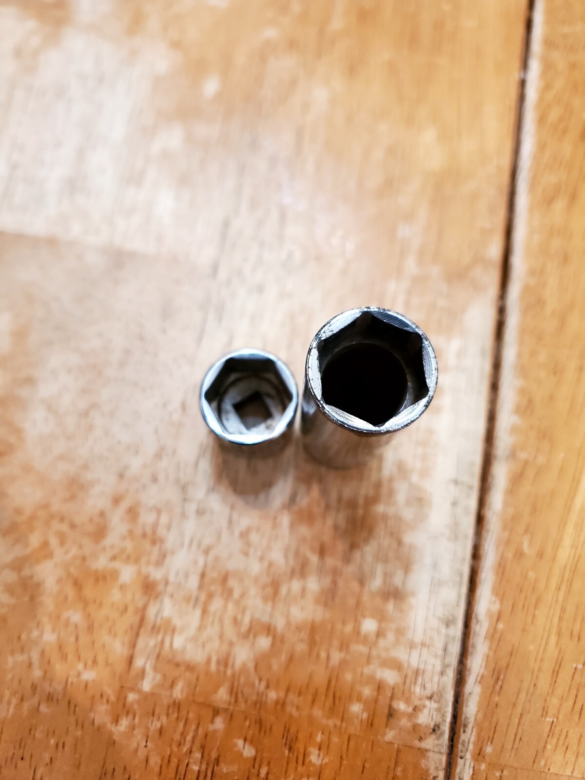 Snap On 1/4 Drive 9/16 6PT Shallow Deep Sockets Lot Of 2