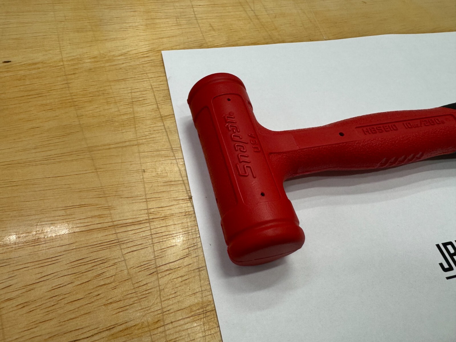 Snap-on Tools USA NEW RED 10oz / 280g Slimline Soft Face Dead Blow Hammer HBSE10