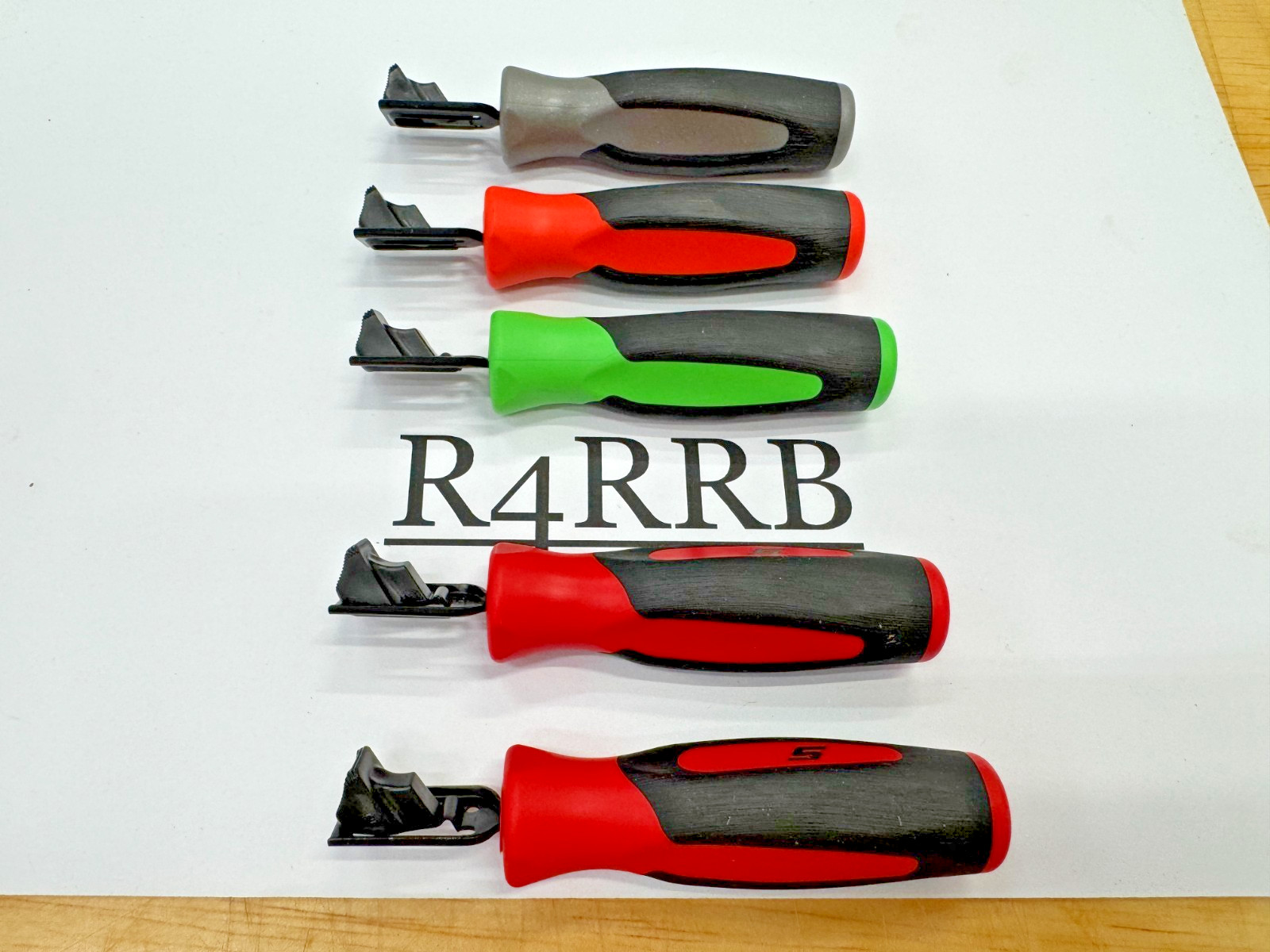 Snap-on Tools USA NEW COLOR MIX Soft Grip Feeler Gauge Holders LOT SET FB336MCx5
