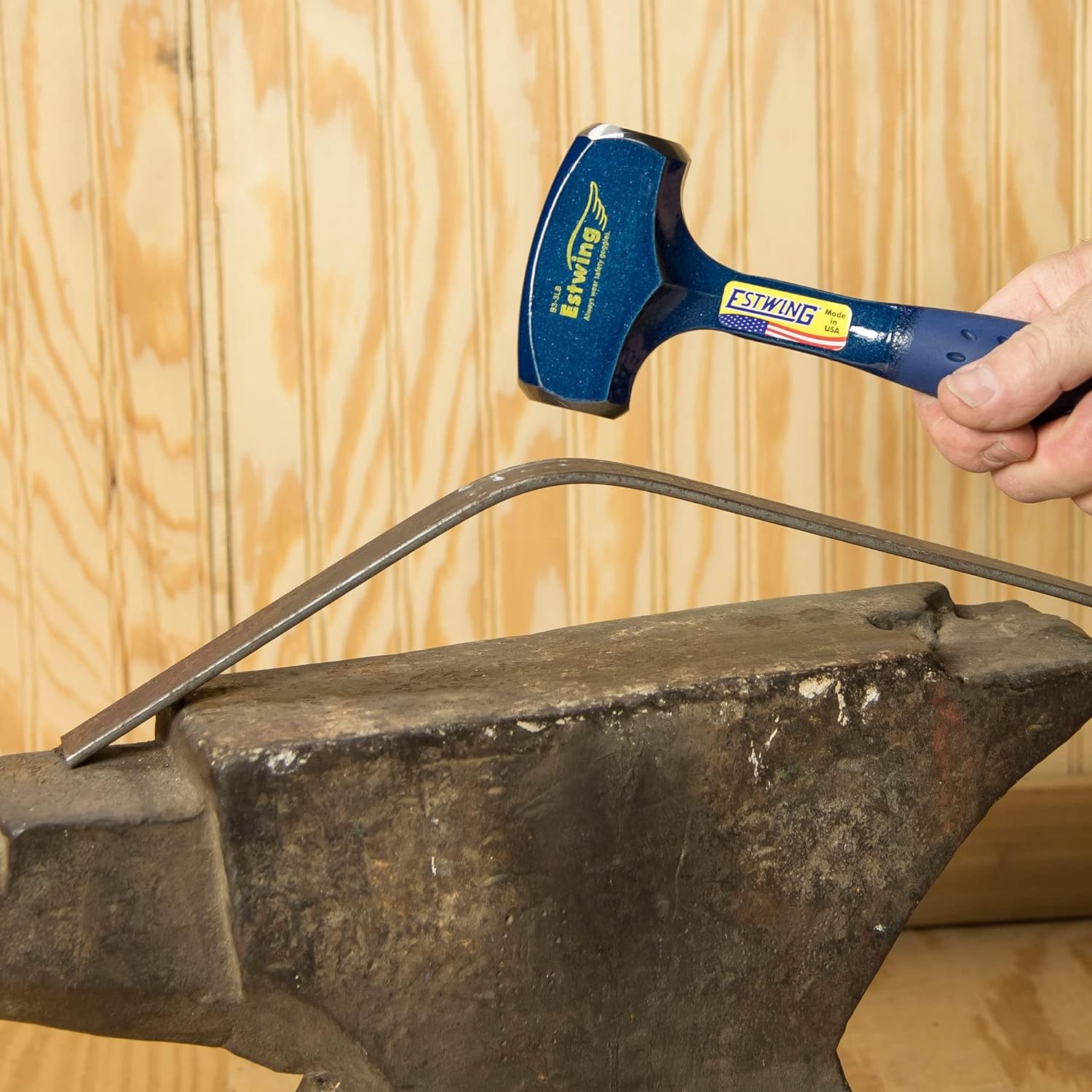 ESTWING Drilling/Crack Hammer – 3-Pound Sledge with Forged Steel 3 lbs, Multi