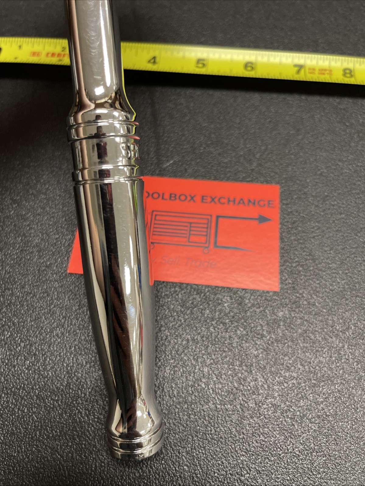 Snap-on Tools USED NEW STYLE 1/2″ Drive Fine 80 Tooth Chrome Handle Ratchet S80A