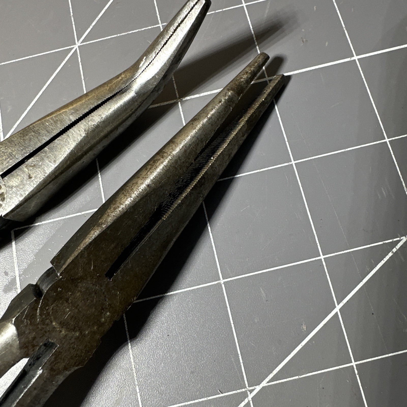 MAC Tools Long Reach Bent & Straight Pliers P116BN & P116S 16″ XL USA Vintage