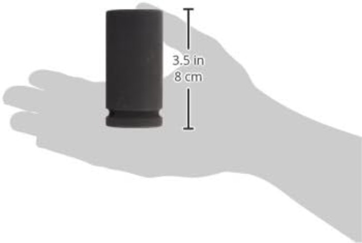Professional 436D 6 Point Deep Drive Impact Socket 1-1/8″ – Alloy Steel