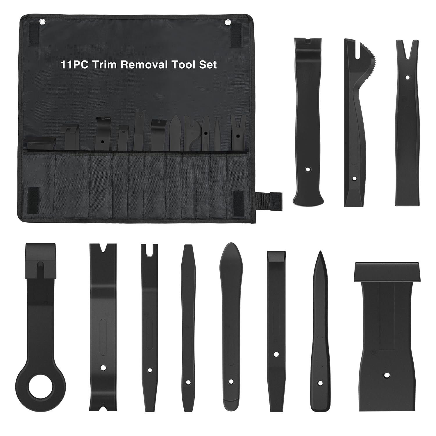 11Piece Auto Trim Removal Tool Kit for Car Audio, Dash, Door Panels