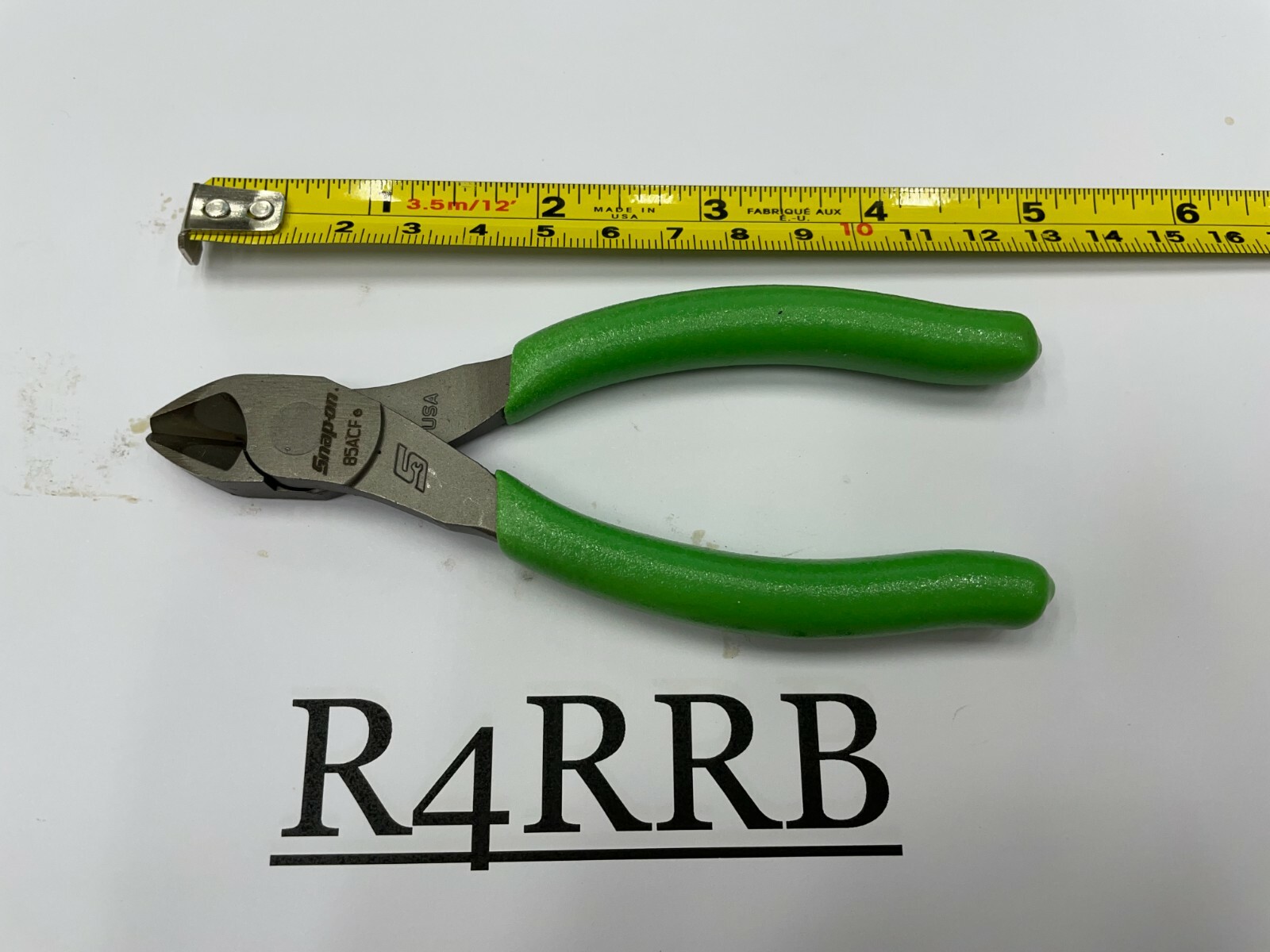 Snap-On Tools USA NEW 2pc GREEN Soft Grip VECTOR EDGE Diagonal Cutter Lot Set