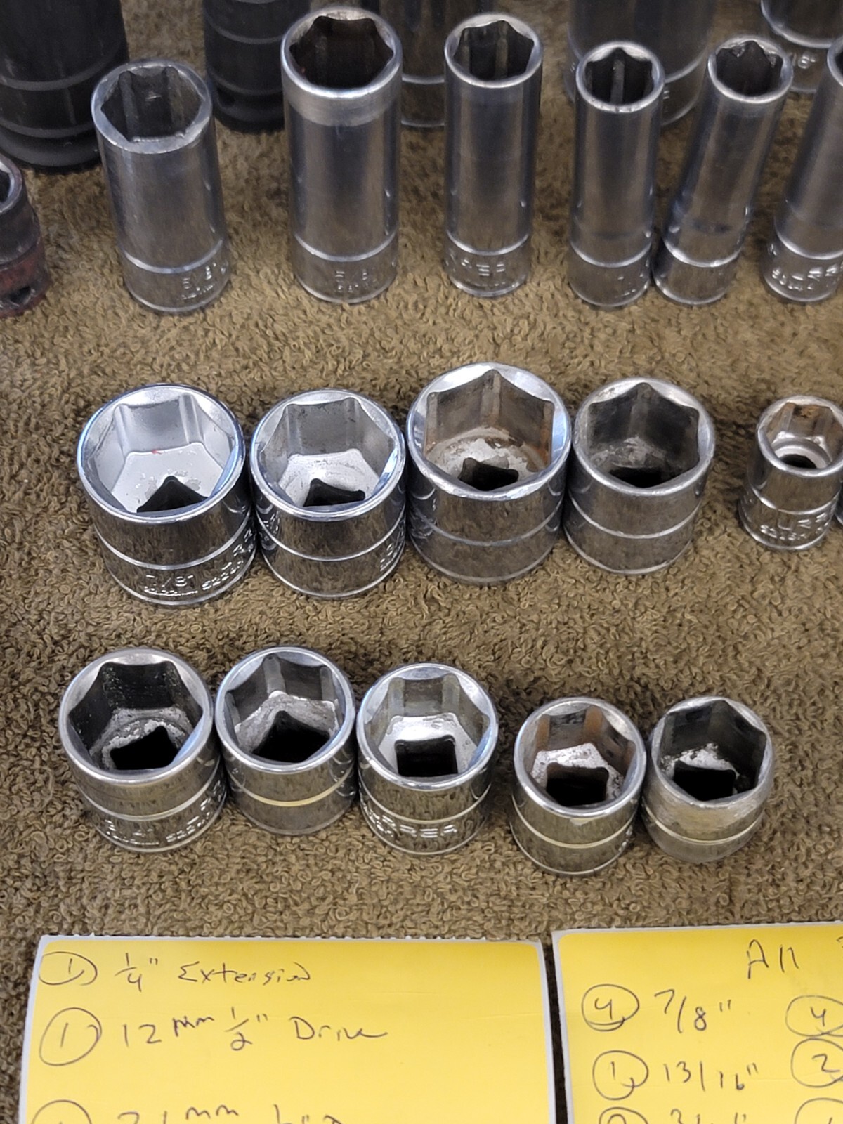 28 URREA Socket Extension 3/8 1/2 1/4 12mm 21mm 7/8 13/163/4 5/8 Sae Metric Set