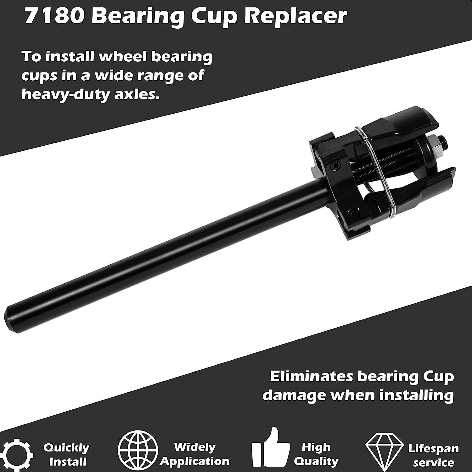 Truck Universal Bearing Cup Remover / Installer 7180 Fit 3-5/8″ to 6-1/2″ OD