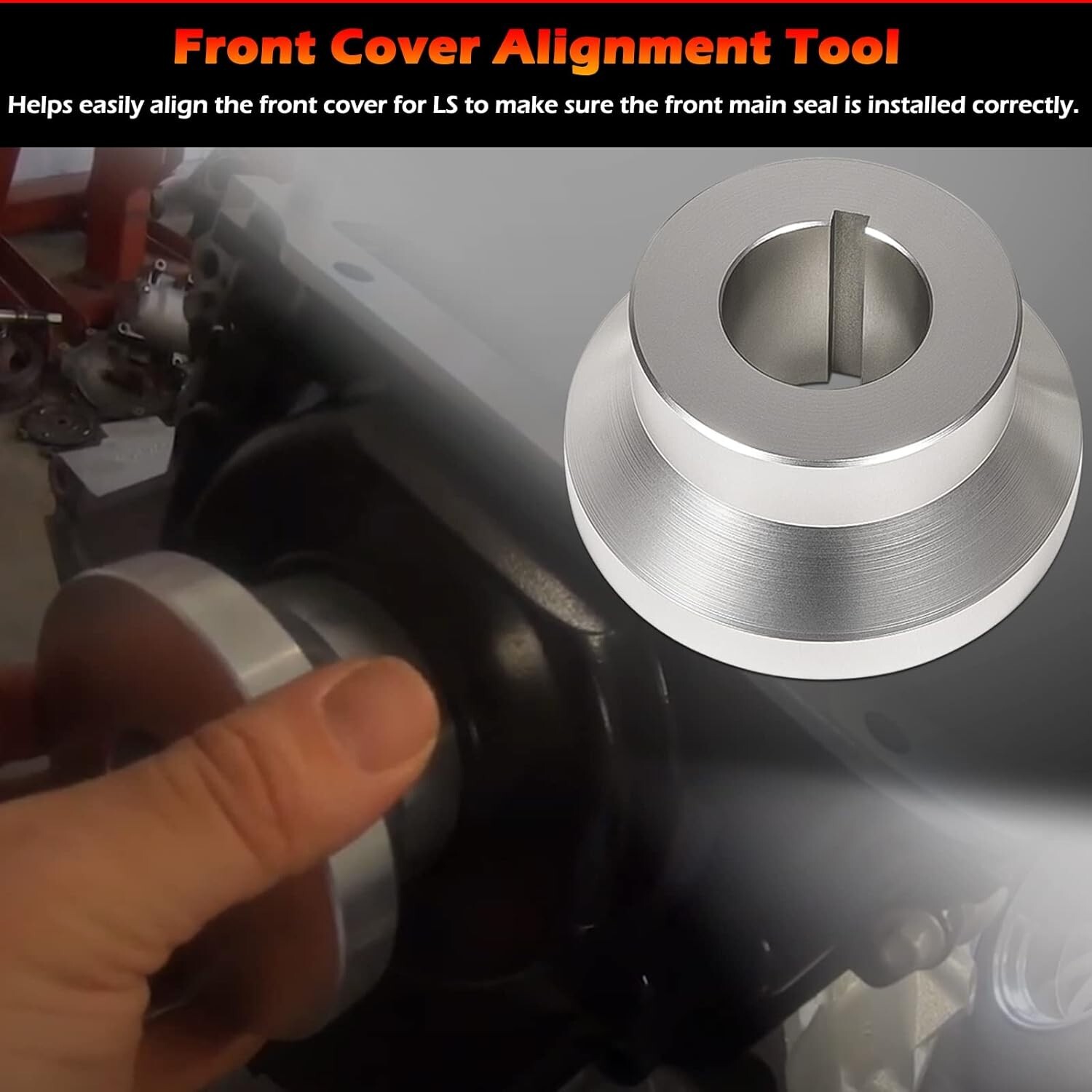 LS Rear Main Seal & Oil Pan Alignment Tool Kit for GM LS Engine 4.8/5.3/5.7/6.0L