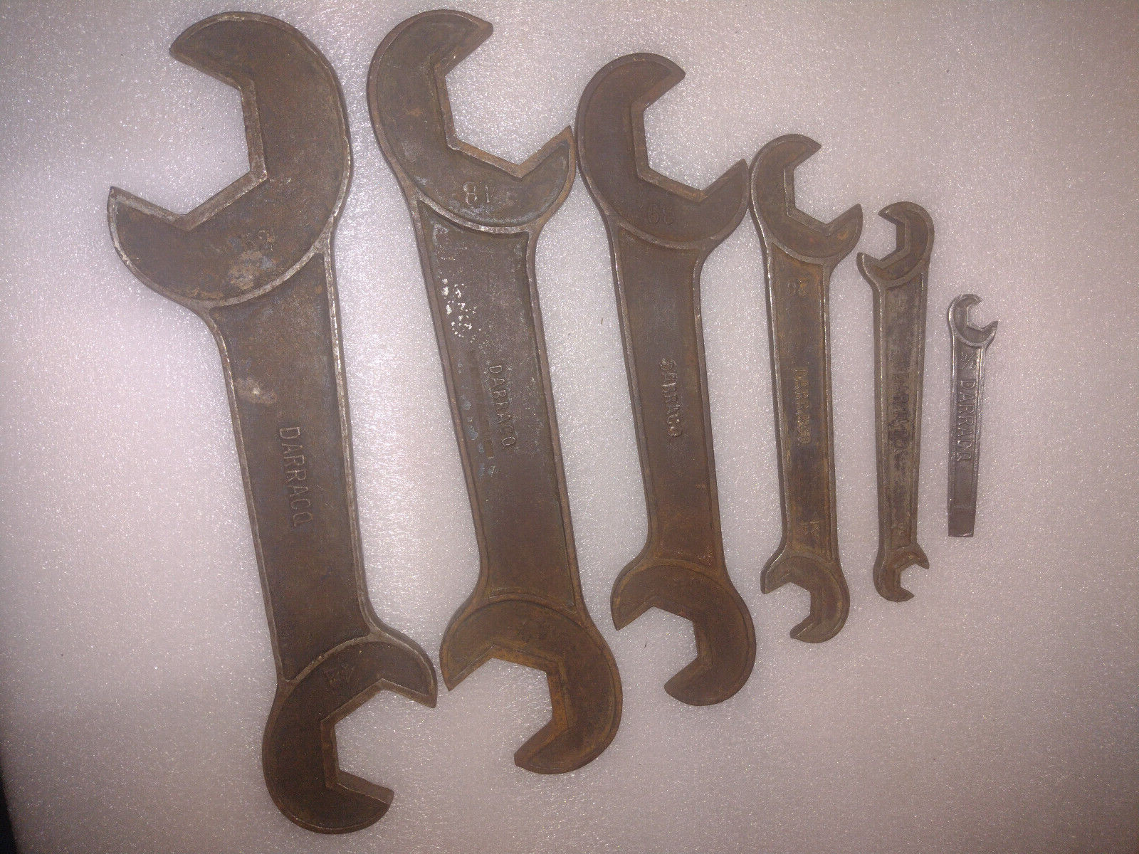 DARRACQ Wrenches Spanners Vintage 1900’s Rare for Classic Vehicles Automotives
