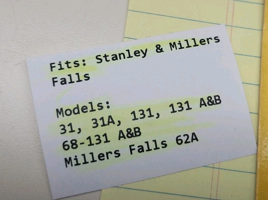 Stanley Yankee Screwdriver Bits #1 #2 #3 Phillips Flat 1 2 & 3 31 131 68-131 62A