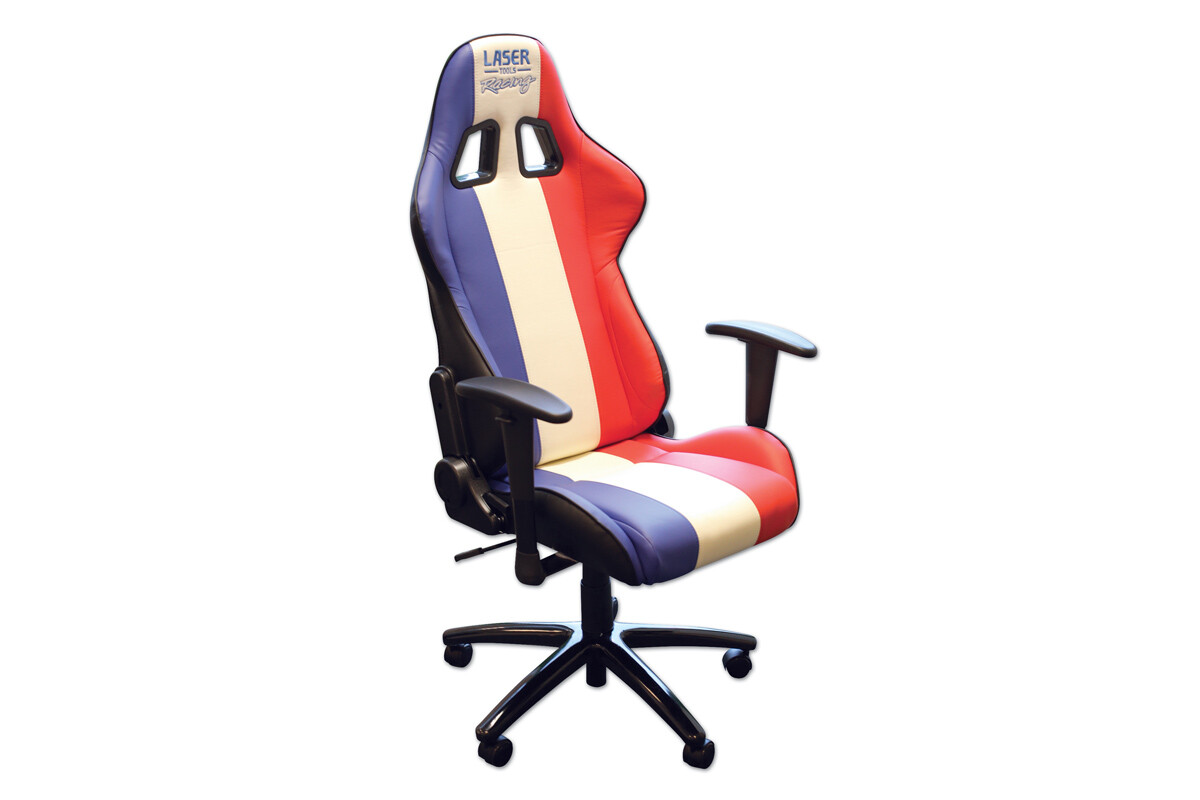 Laser 6656 Laser Tools Racing Chair Red/White/Blue