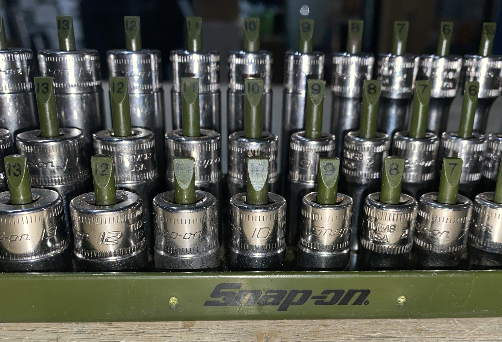 Snap-On (TMM4-STMM15) 42pc 1/4″ Drive 6pt Metric Flank Drive Deep Socket Set
