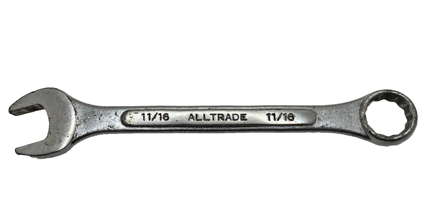 Vintage Alltrade Drop Forged Steel 11/16″ Combination Wrench