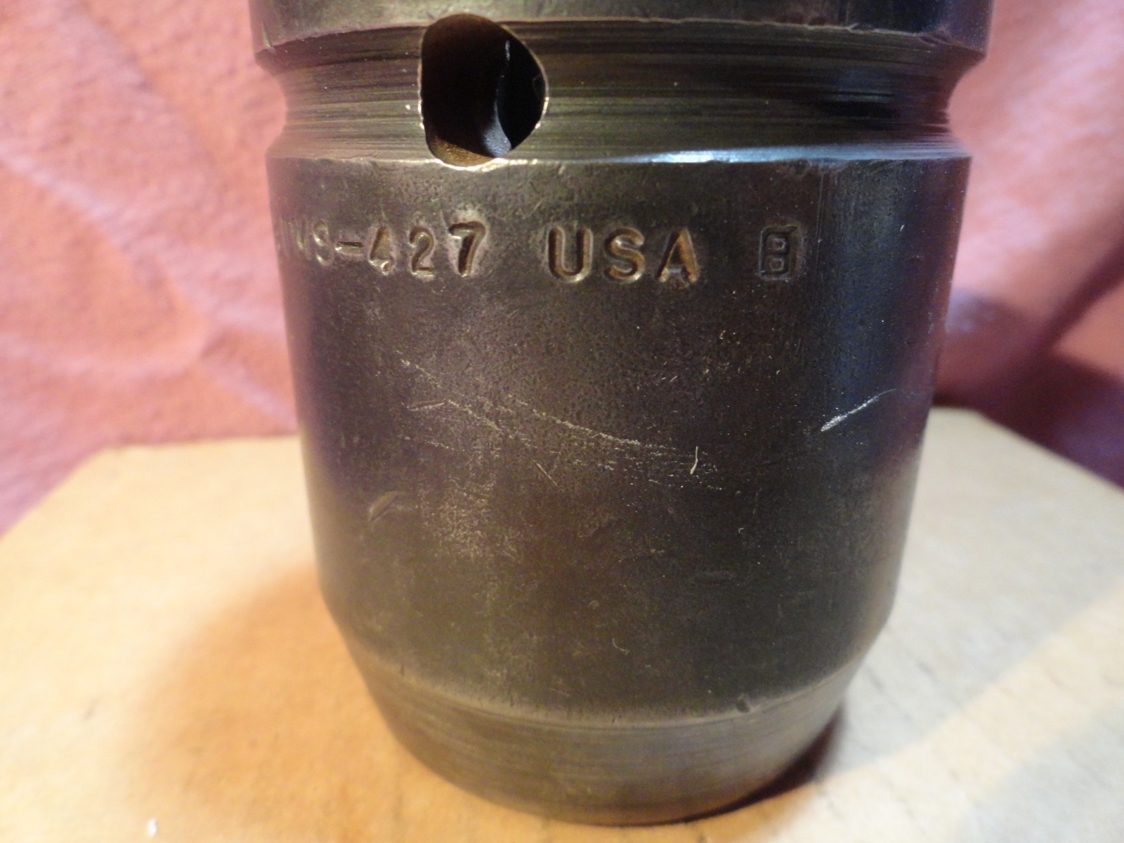 SNAP-ON SPLINE DRIVE SOCKET 1-5/16″ USED 6PT IMS-427 LIGHT ENGRAVING FAST SHIP