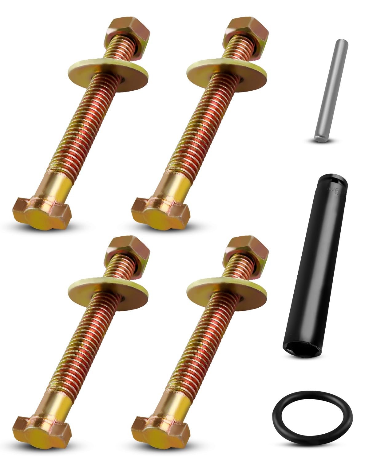 3/4 Inch Caging Bolt Socket Tool & 4 Brake Cage Bolts for Semi Trucks