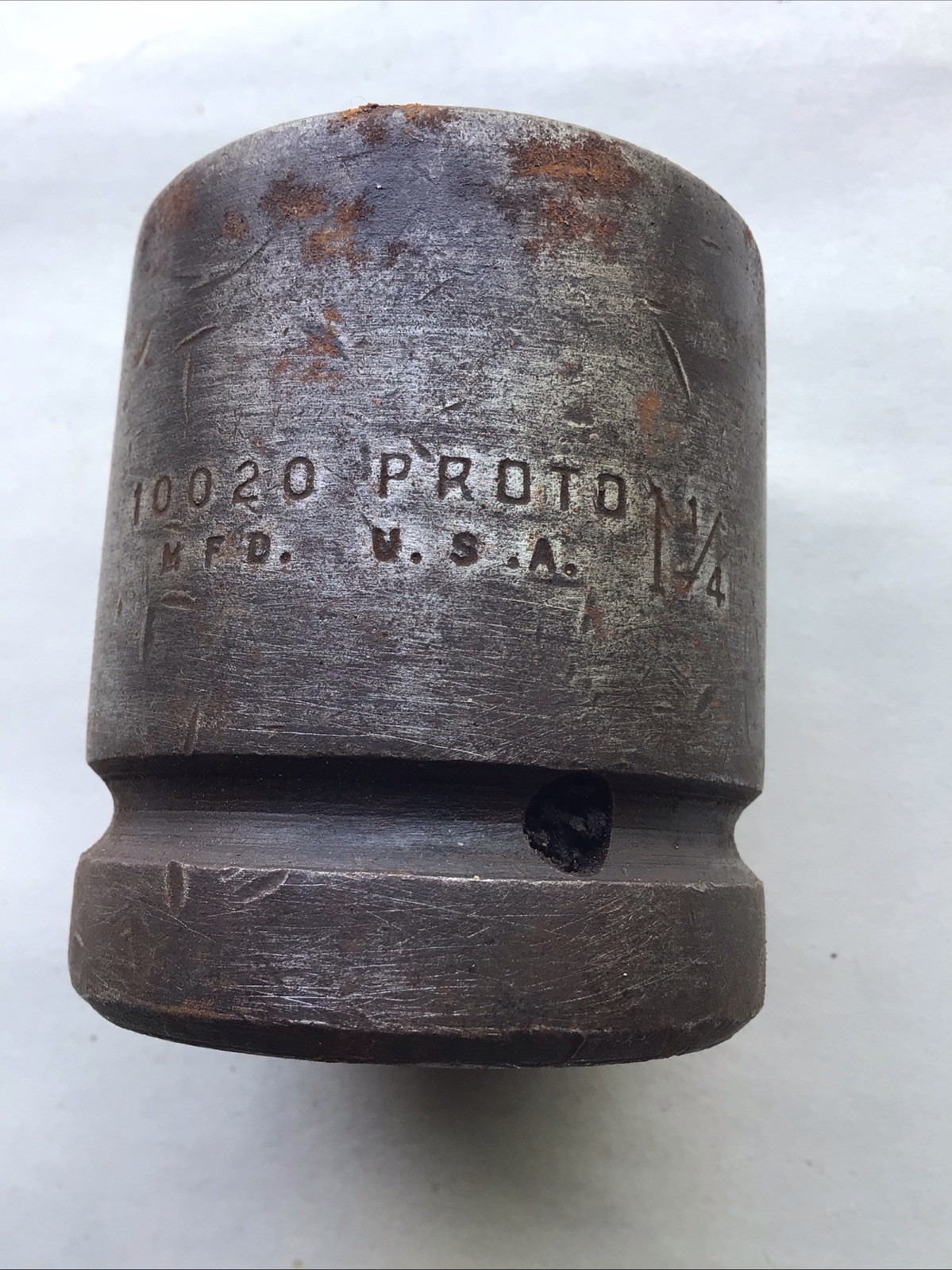 Vintage Proto Tools 1” Drive 1 1/4” 6 Pt Socket No 10020
