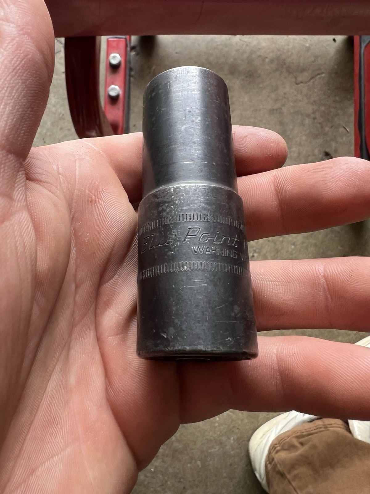 Blue-Point / Snap-on LSR1250 Thin Wall Lug Nut Flip Socket 19mm & 21mm 1/2