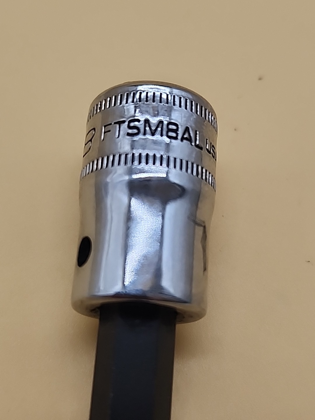 Snap-on Tools FTSM8AL 3/8 Inch Drive 8mm Long Triple Square Bit USA