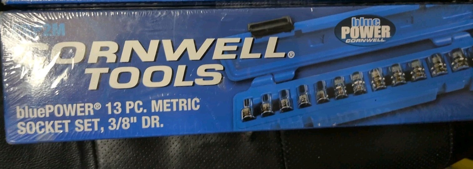 Cornwell CBP2LM , CBP2M And CBPI2LM . 3 Sets Of 13 Pieces Metric 3/8 Drive NEW