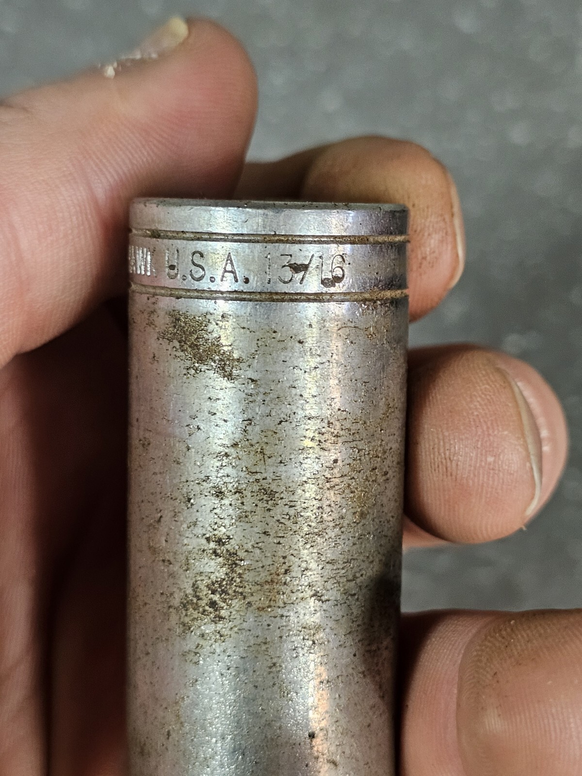 BLACKHAWK HW-1526, 13/16in. 3/8 Drive 6pt Deep SAE Socket, USA T2