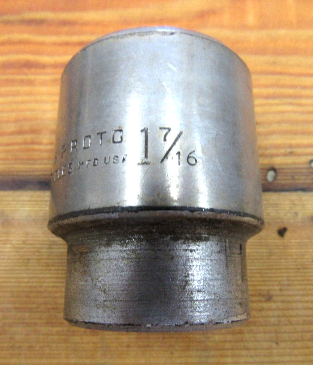 Proto 5546 3/4 inch drive 1-7/16 12 point socket USA IN GOOD CONDITION