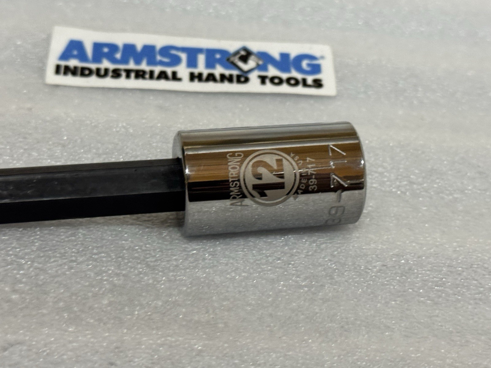 Armstrong 12MM 1/2” Drive Socket Hex Key Bit 3 Inches Tall MADE IN USA # 39-717