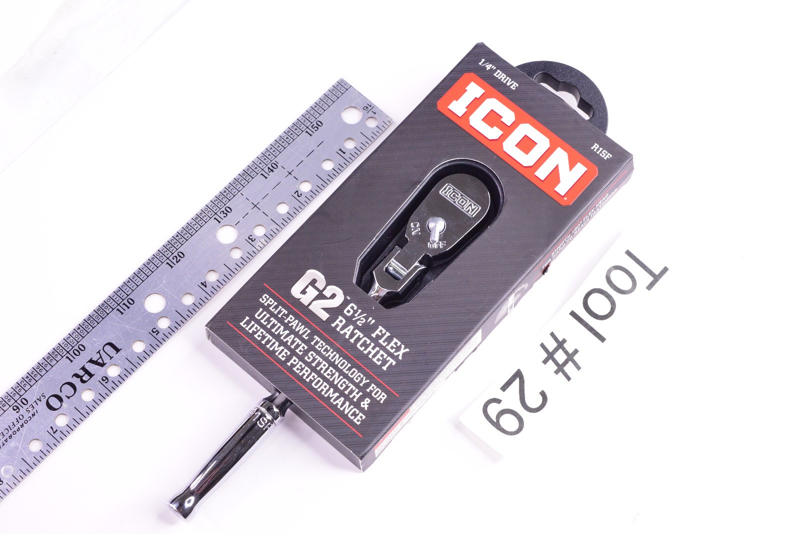 ICON G2 1/4″ Drive 6 1/2″ Flex FLEX Ratchet R1SF NEW FREE SHIPPING📦