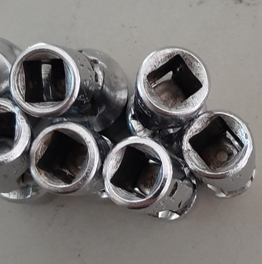 Snap-on Tools 7pc SAE 1/4″ Drive Universal Swivel Socket Set 12pt Point MARKED
