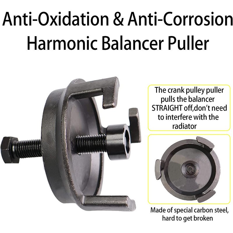 Harmonic Balancer Puller Crank Pulley 25264 For GM 5.3L 5.7 LS1 6.0 LS2 6.2 LS3