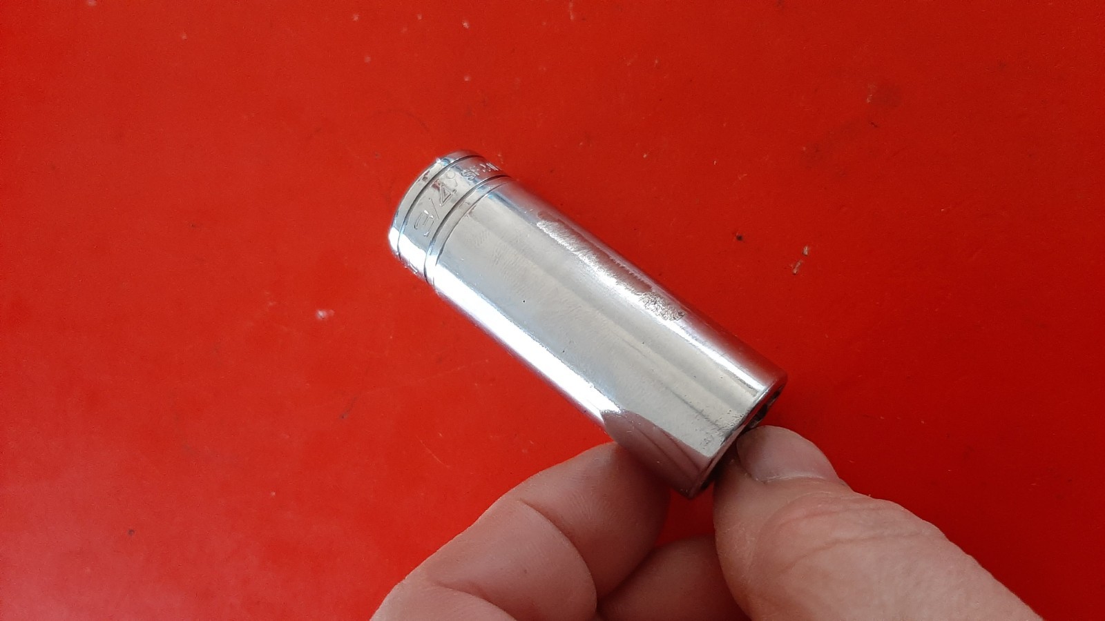 Snap-on Tools SF-241 3/8″ Drive 3/4″ Deep 12pt Point Socket USA Owner Mark