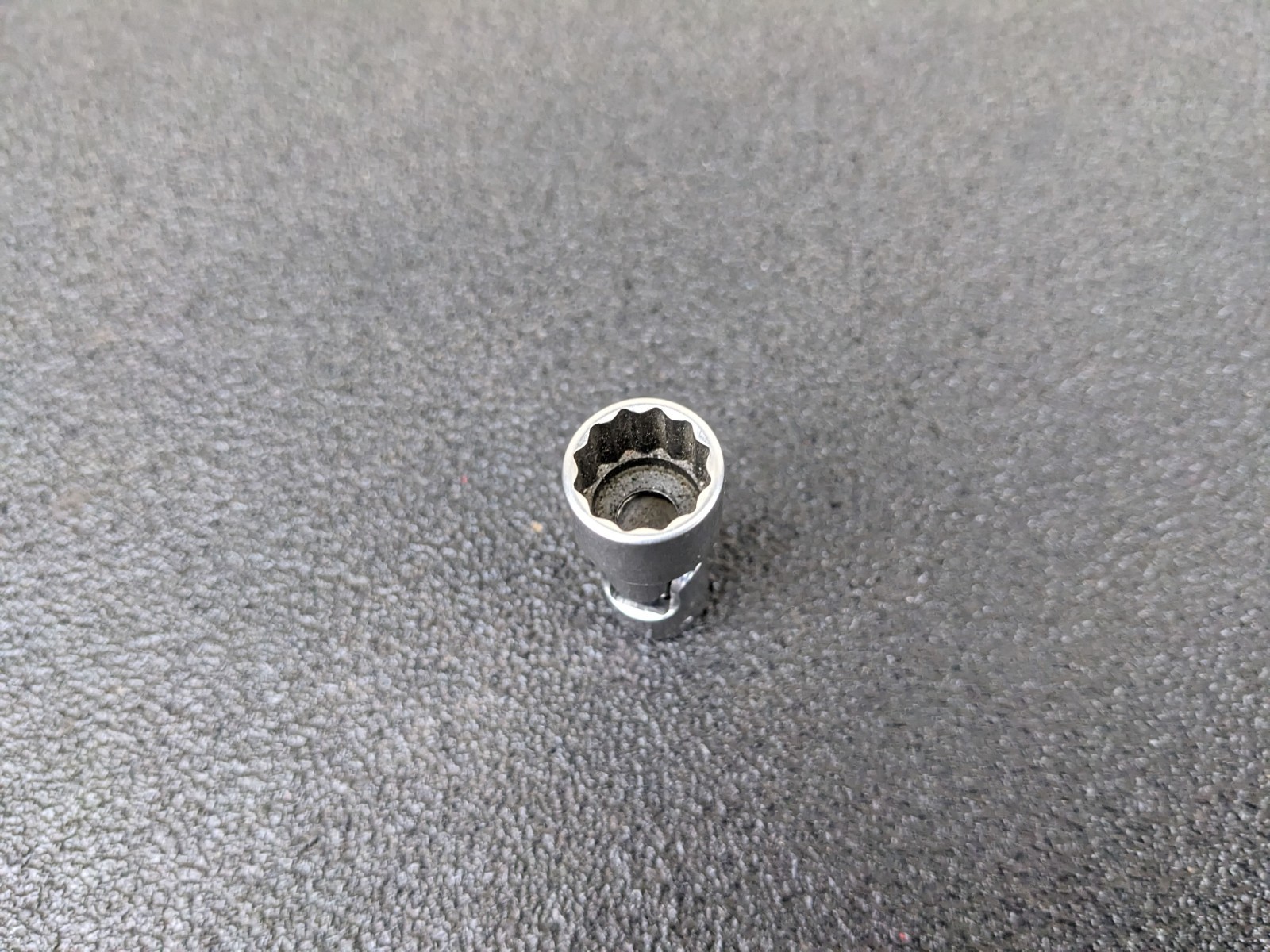 #bp343 Snap On Tools TMU141A 1/4″ Drive 12-Point SAE 7/16″ Universal Socket