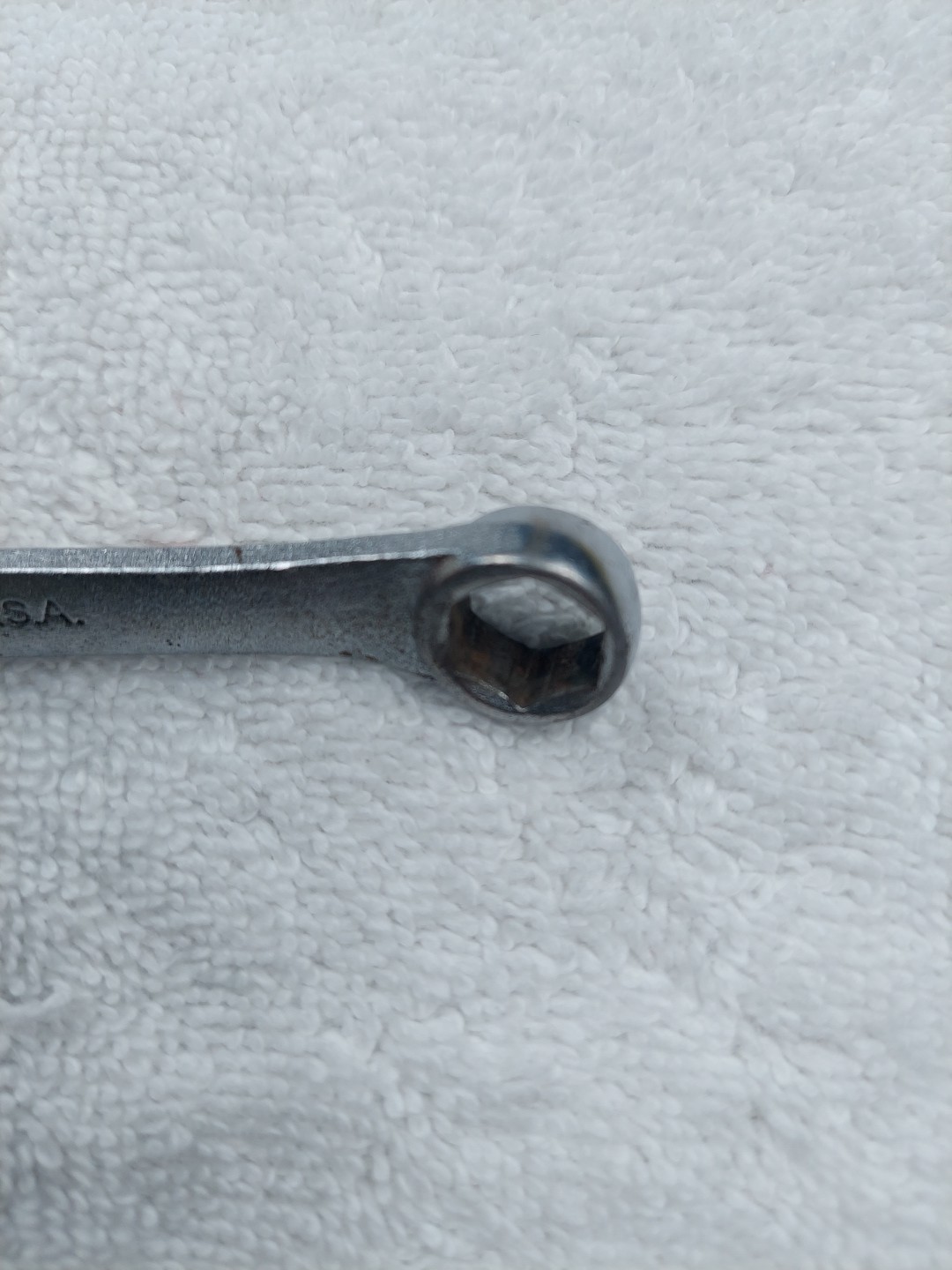 Vulcan XOE-614 7/16″ Service Wrench 6 Point Box End USA Vintage