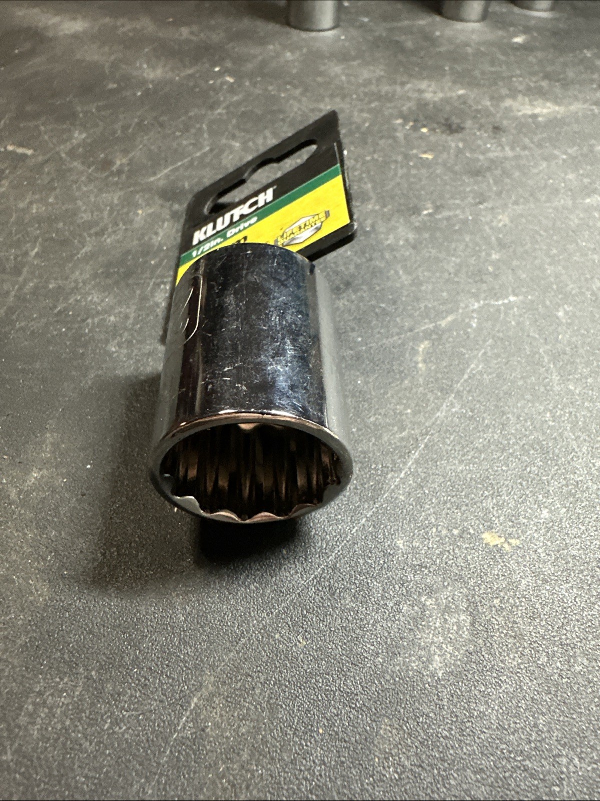New Klutch 1/2 Drive 12 Pt 22mm Metric Socket