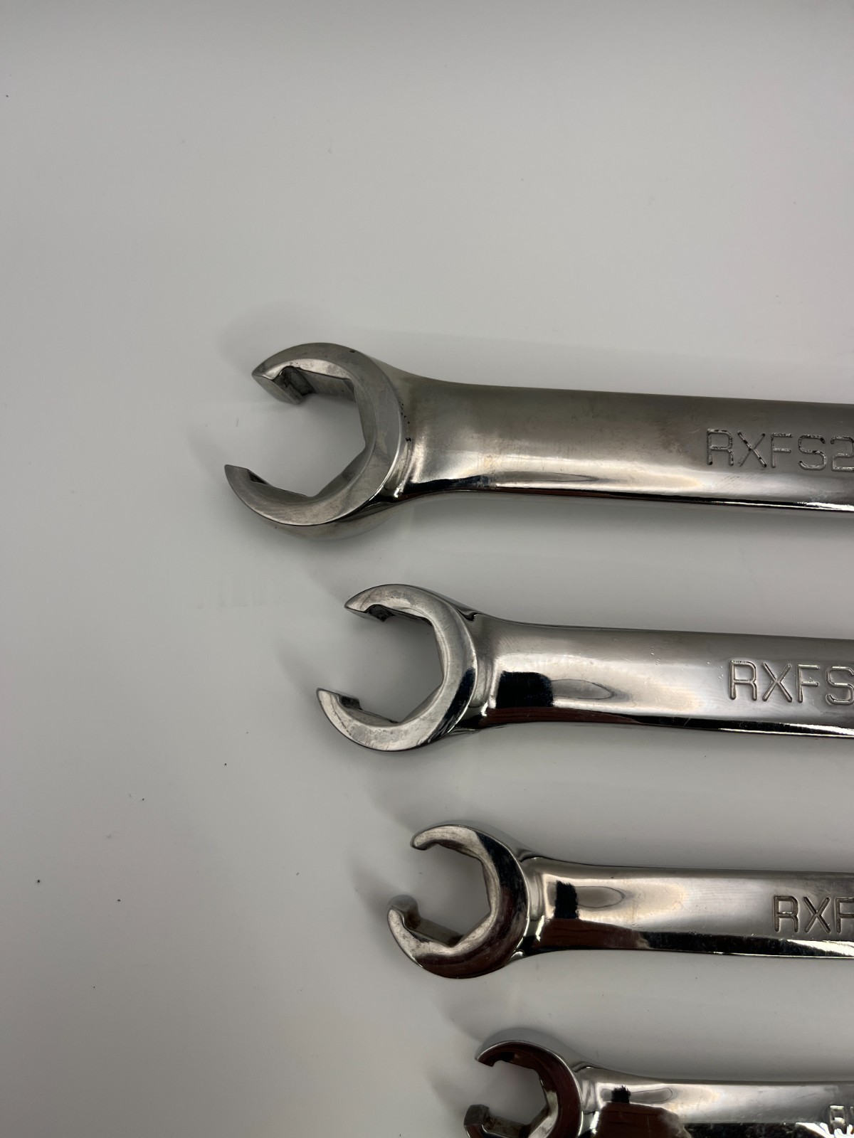 Snap On SAE Double End Flare Nut Wrench Set 6-Point 5pc 1/4″–13/16″ RXFS605B USA