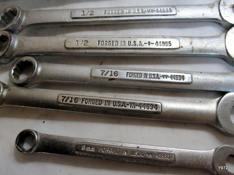 Craftsman set of 7 wrenchs see description