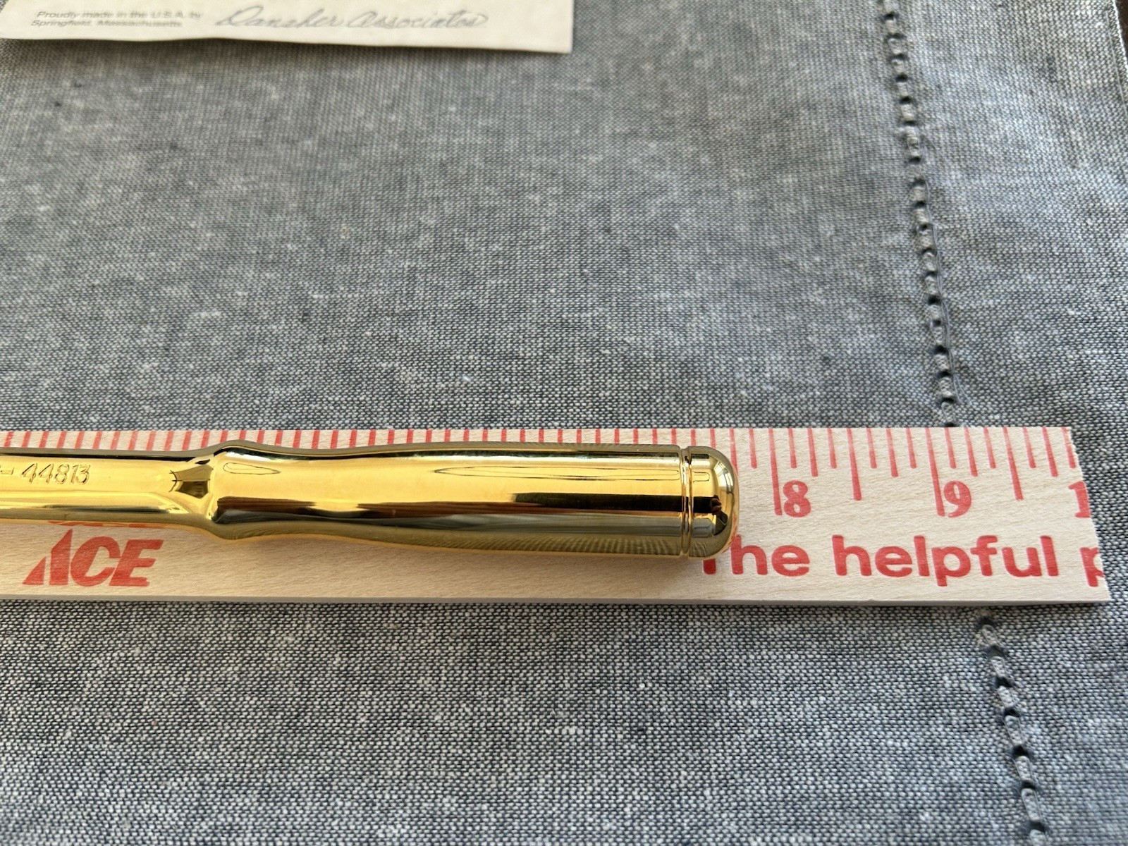 NOS 🔥 Sears Craftsman USA 75th Anniversary 22k Gold VR 44813 Ratchet/Pouch LC26
