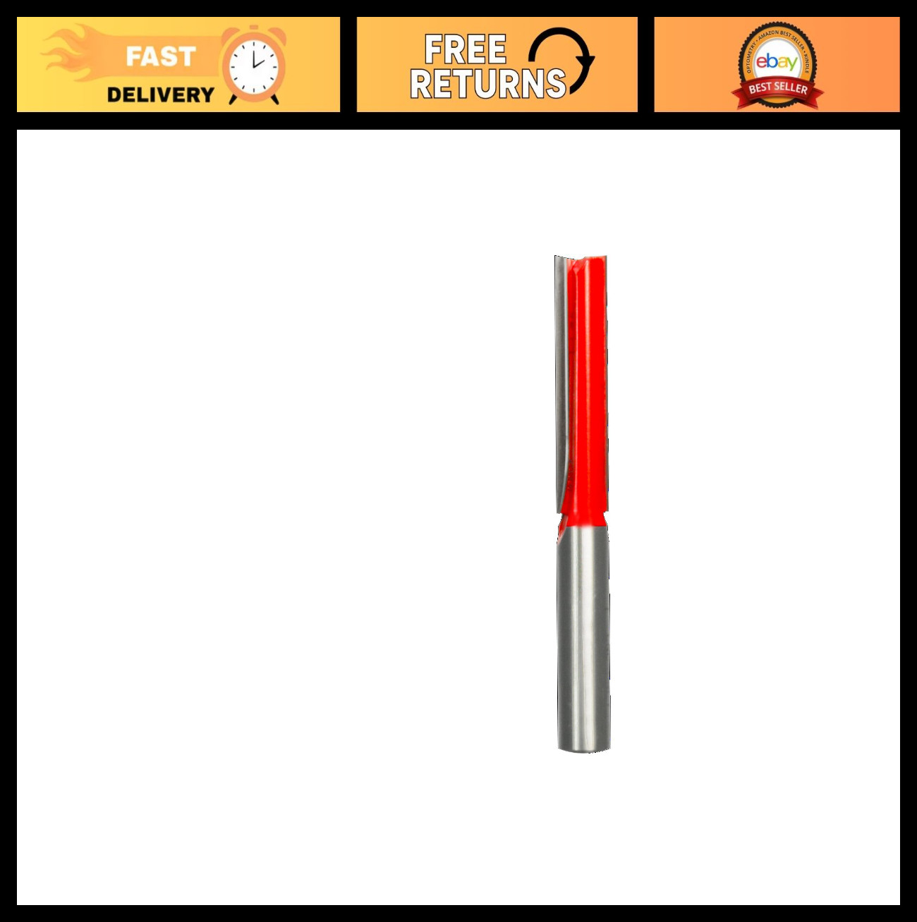 1/2″ Super Hook Straight Router Bit – Precision Cutting Tool for Woodworking