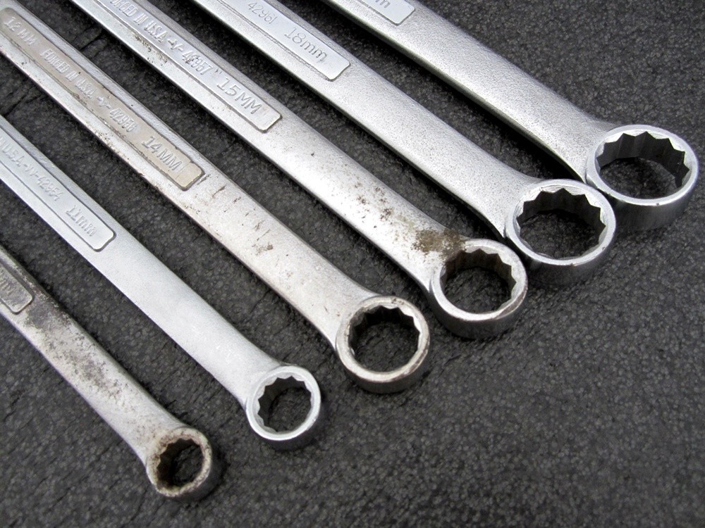 Vintage Craftsman 6pc Metric Box End Wrench Set Made in USA