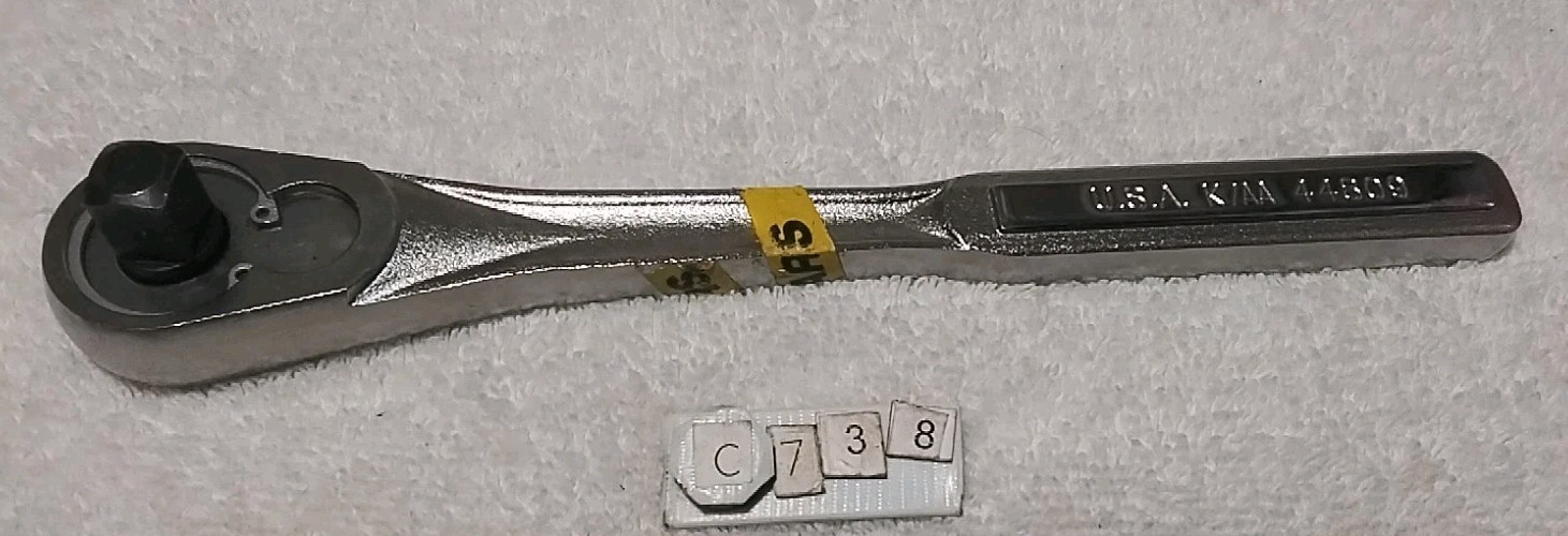 CRAFTSMAN 1/2″ DRIVE RATCHET QUICK RELEASE K7AA 44809 USA 🇺🇸