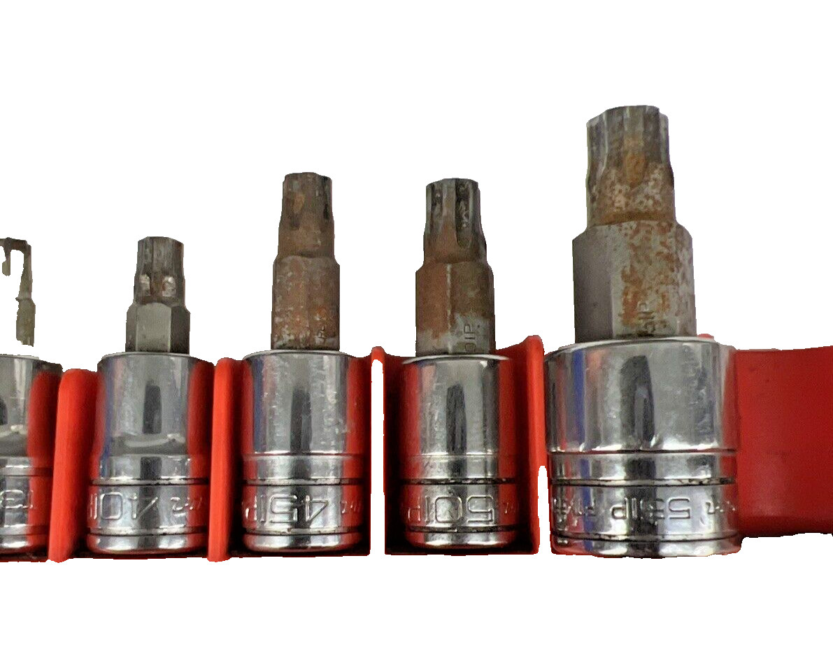 Snap On Tools 8 Piece FTX55TPE 3/8” Drive Torx