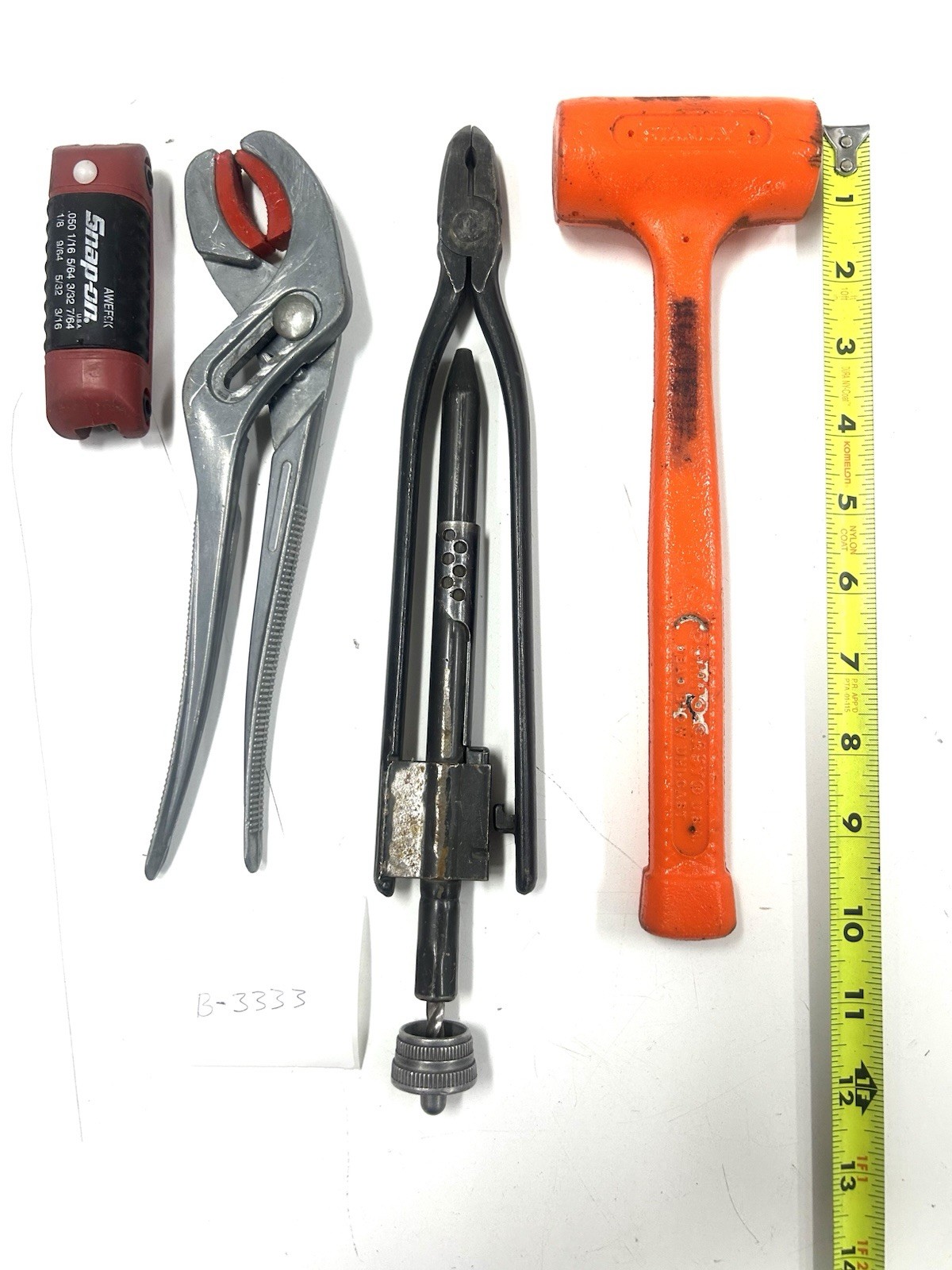 Snap-on AVMEF6K Col Ca Bl Po PVCS12 Pl USA H. C.& 12 oz De B H Lot B-3333
